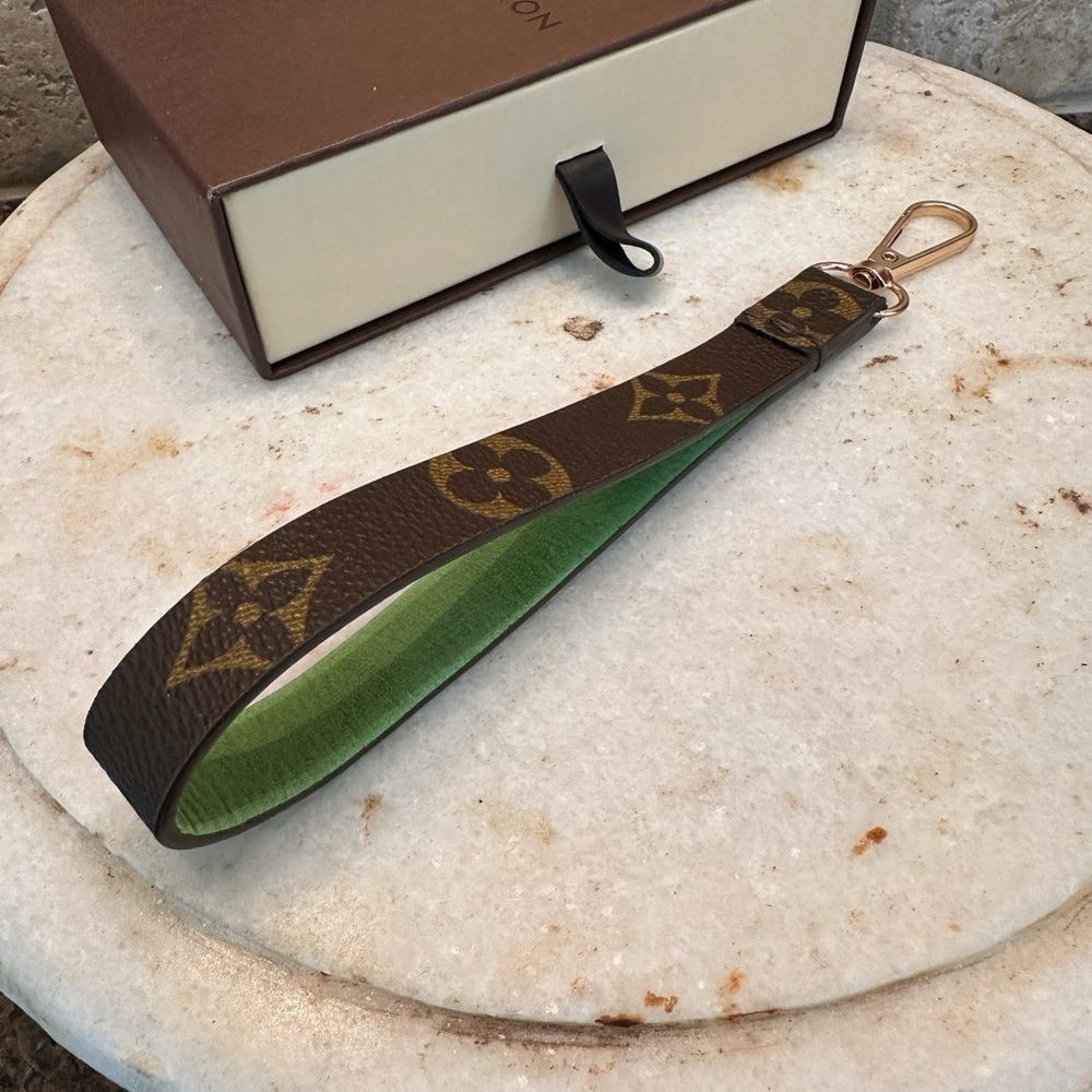 Thin Leather Replacement Wristlet for Clutches